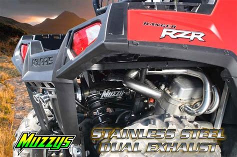 Muzzys Exhaust for the Polaris RZR 800 - UTV Guide