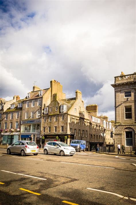 Aberdeen, a City in Scotland in Great Britain, 13/08/2017 Editorial Image - Image of buildings ...