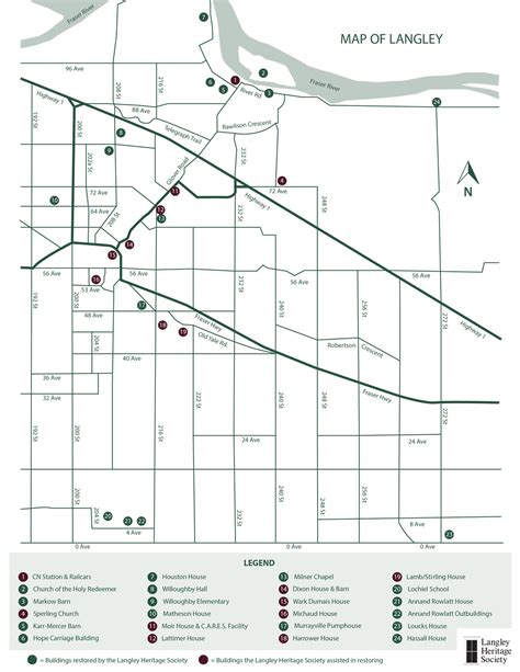 Township of Langley Map - Langley Heritage Society