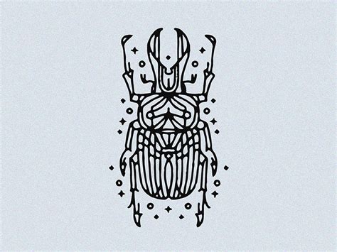 (Another) Beetle - Tattoo by alain on Dribbble