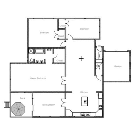 Floor Plan Easy Example | Simple floor plans, Floor plan design, Floor ...