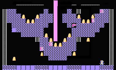 Super Lode Runner/Levels 36 - 40 — StrategyWiki | Strategy guide and ...