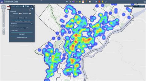 Philadelphia crime map - Crime map Philadelphia (Pennsylvania - USA)