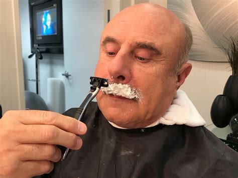 Dr. Phil Seems to Shave Iconic Mustache on April Fools' Day