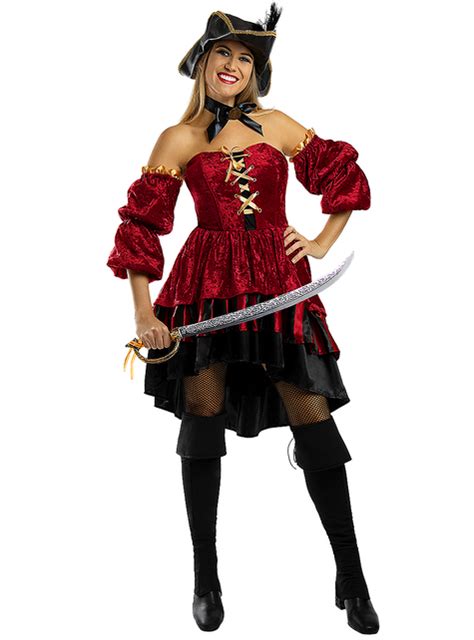 Elegant Corsair Pirate Costume for Women | Funidelia