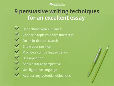 9 Persuasive Writing Techniques for an Excellent Essay