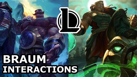 Braum Interactions with Other Champions | ILLAOI HAS HER EYES ON BRAUM | League of Legends ...