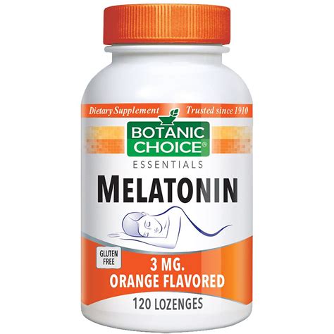 Botanic Choice Melatonin 3 mg Dietary Supplement Lozenges | Walgreens