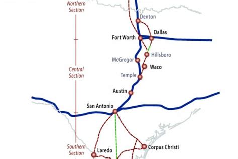 Texas High Speed Rail Map - Shawn Dolorita