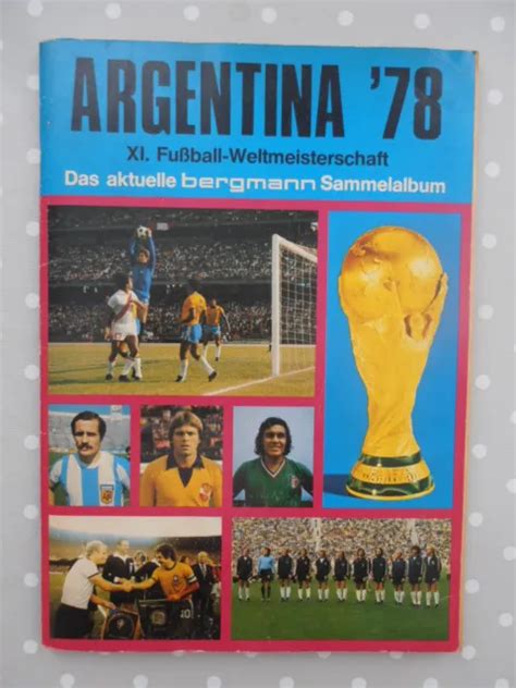 BERGMANN WC ARGENTINA 1978 complete Sticker Album Book Sammelalbum gc World Cup $69.90 - PicClick