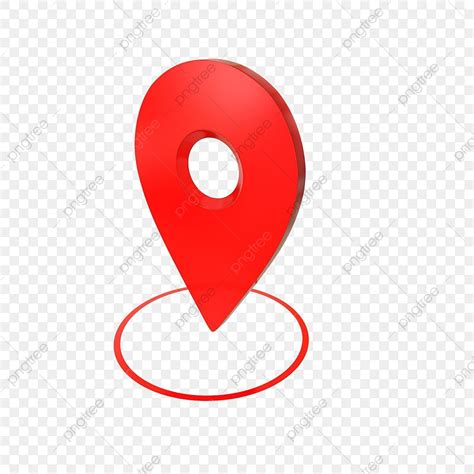 Destination Point Clipart Transparent Background, Map Red Pointer Icon ...