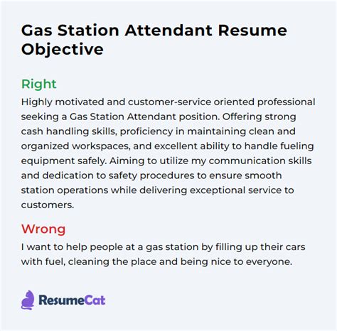 Top 18 Gas Station Attendant Resume Objective Examples