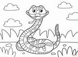 Eastern Diamondback Rattlesnake Coloring Page Pages sketch template