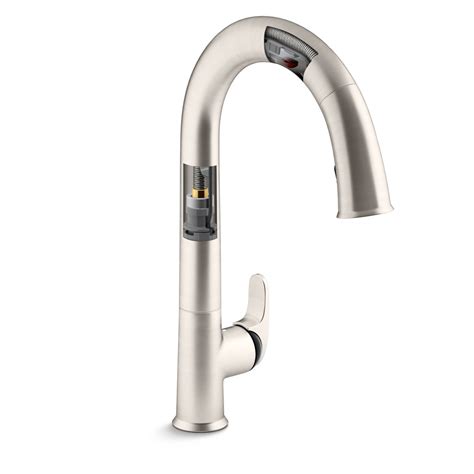 KOHLER K-72218-CP Sensate Touchless Kitchen Faucet, Polished Chrome - Touchless Kitchen Sink ...