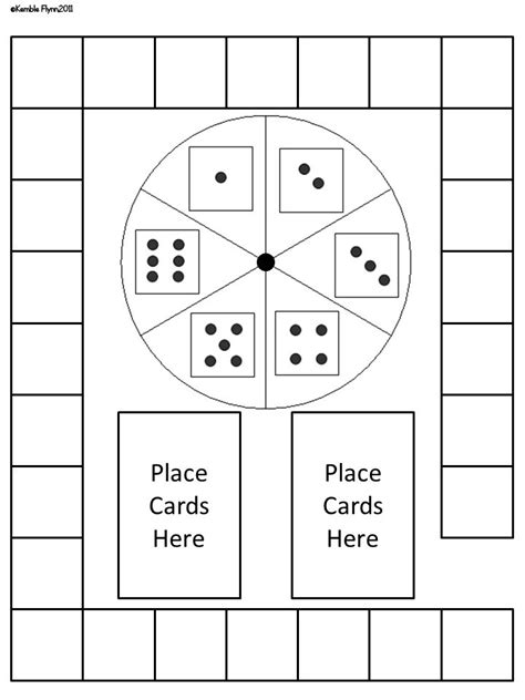 Primary Flynn | Board game template, Math board games, Blank game board