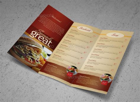 20+ Take Out Menu Templates Free Word, Designs, Samples