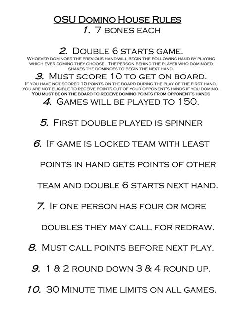 Dominoes rules pdf: Fill out & sign online | DocHub