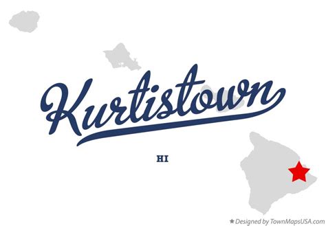 Map of Kurtistown, HI, Hawaii