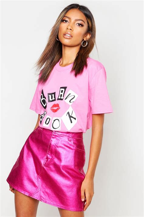 Mean Girls Burn Book Tee | Mean girls costume, Outfits with hats, Mean ...