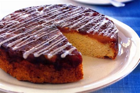 Caramelised Apple Tea Cake With Cinnamon Icing Recipe - Taste.com.au