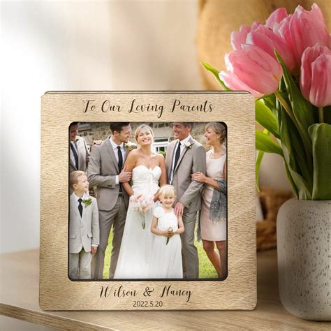 Custom Wedding Photo Frame Personalized Picture Frames Wedding Gifts ...