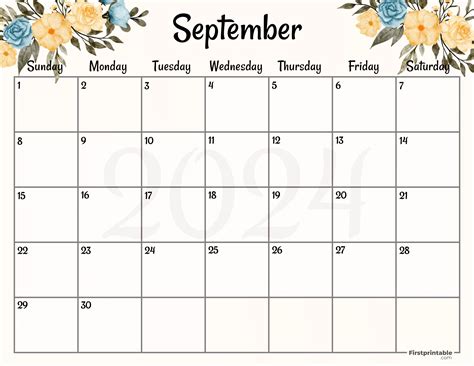 Printable Calendar 2024 September | Calendar 2024 | Printable Calendar 2024