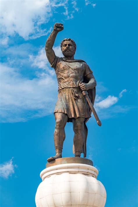 Statue of Philip II of Macedon, Father of Alexander the Great Monument ...