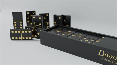 Dominoes game set 3D model | CGTrader