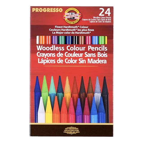 Koh-I-Noor Woodless Colored Pencils 24 Set | The Ink Stone