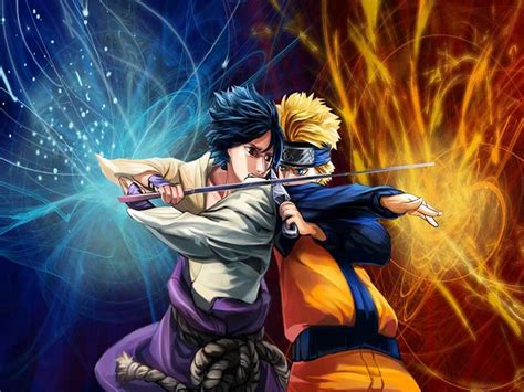 Top Cartoon Wallpapers: Naruto Vs Sasuke Wallpaper