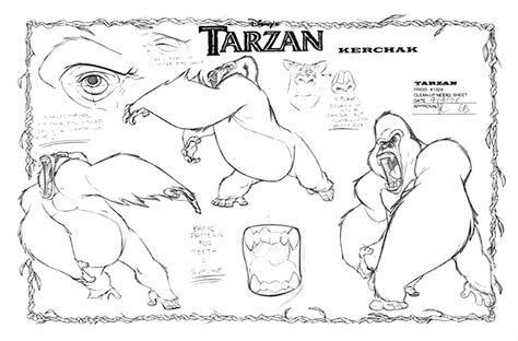 Tarzan Original Ca25 Tarzan Disney Concept Art Concep - vrogue.co