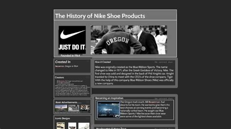 The History of Nike by Ally MacWhirter on Prezi