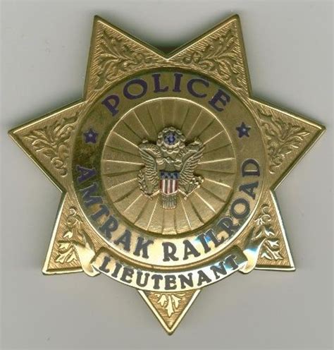 AMTRAK | Police badge, Badge, Police