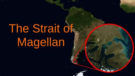 Strait Of Magellan On World Map