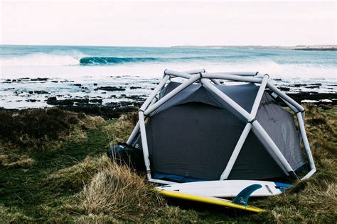 Inflatable dome tent sets up in minutes - Curbed