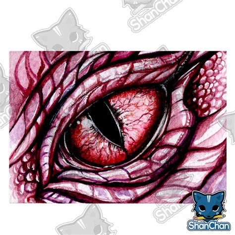 Watercolour Dragon Eye Glossy Print (Multiple Sizes Available) - ShanChan's Ko-fi Shop - Ko-fi ️ ...