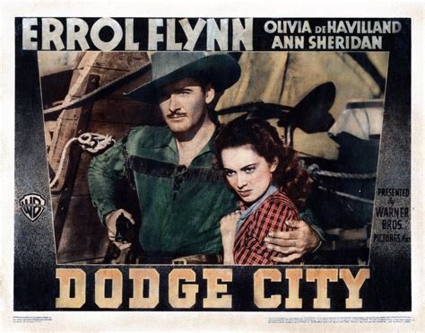 Dodge City From Left Errol Flynn Olivia De Havilland 1939 Movie Poster Masterprint (14 x 11 ...