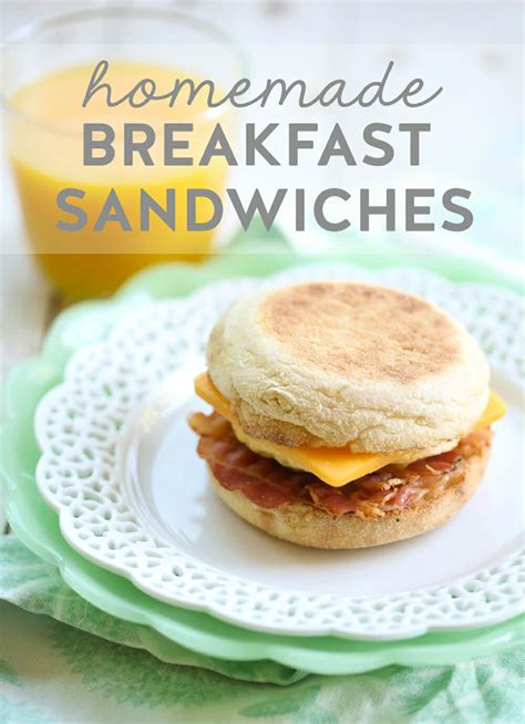 Breakfast Sandwiches | Homemade Breakfast Sandwiches | Our Best Bites