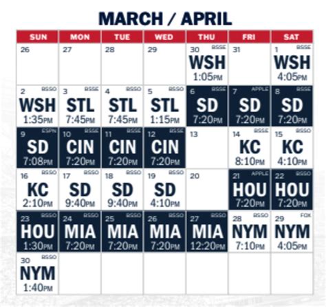 The Atlanta Braves have a rough April schedule to open the season ...