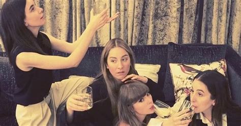 Taylor Swift and Haim knock back drinks after iconic BRIT Award 2021 ...