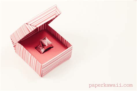 Origami Ring Box for Valentine's Day - Paper Kawaii