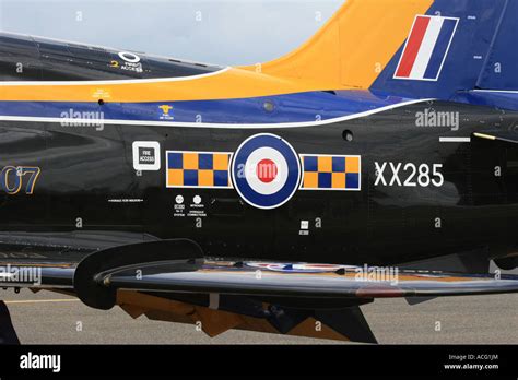 RAF Hawk Jet Trainer Aircraft Stock Photo - Alamy