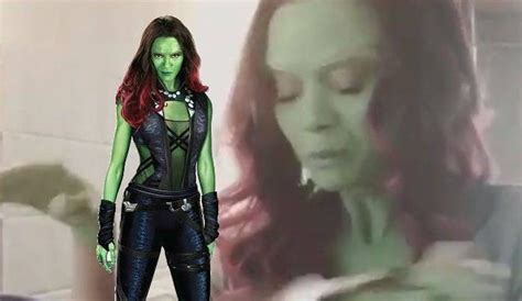 Zoe Saldana Gamora Makeup Time Lapse | Makeupview.co