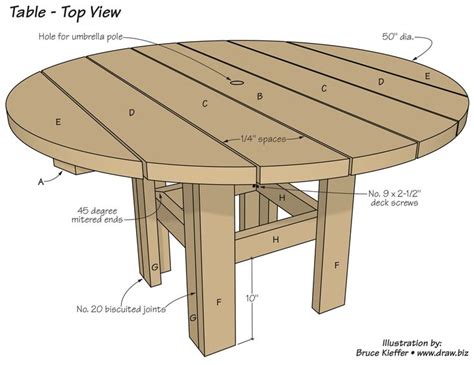diy round patio table - Google Search | Diy outdoor table, Outdoor table plans, Diy patio table