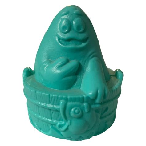 1984 Grimace In The Tub McDonald's Happy Meal U-3 Tub Toy | Evil Grimace