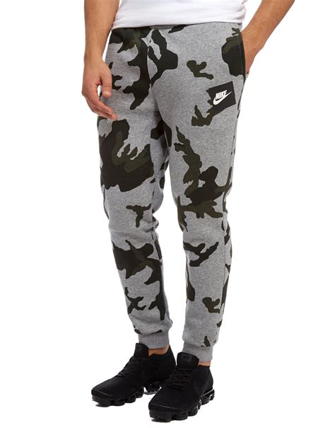 Lyst - Nike Camo Fleece Pants in Gray for Men