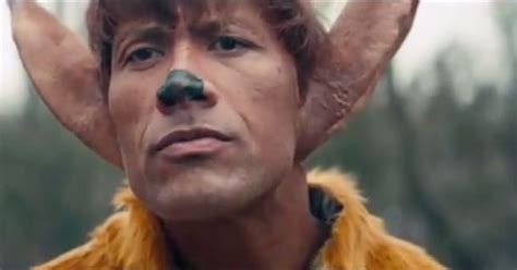 Watch Dwayne Johnson as Bambi as The Rock slams home hilarious Saturday Night Live spoof ...