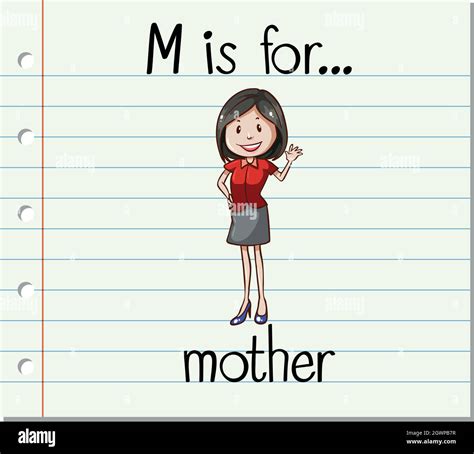 Alphabet M is for mother Stock Vector Image & Art - Alamy