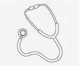 Stethoscope Outline Drawing Coloring Doctor Clip Medical Kids Clipart  sketch template