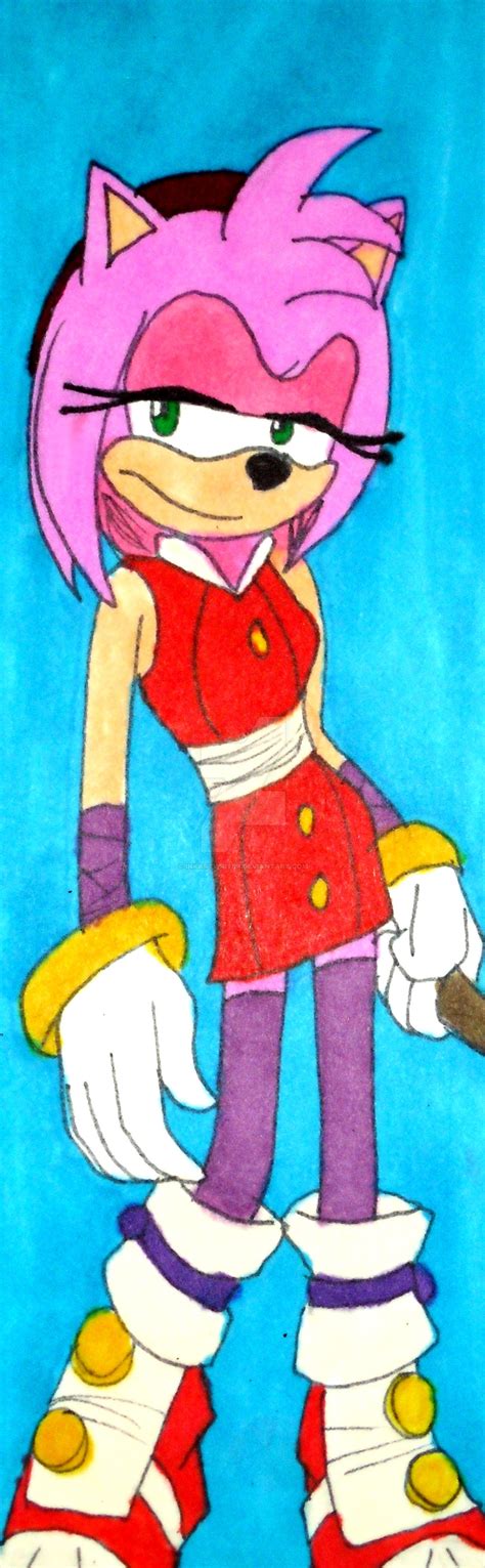 Sonic Boom Amy Rose Bookmark by InkArtWriter on DeviantArt